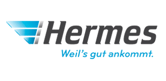 El logotipo de Hermes - Latzer Printing &amp; Logistics